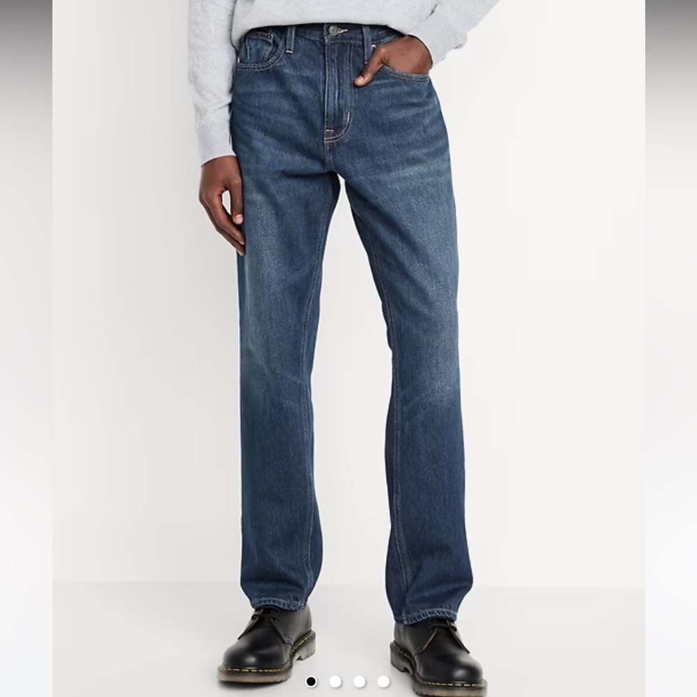Old Navy Classic dark wash straight leg jeans size 30x30 new without tags